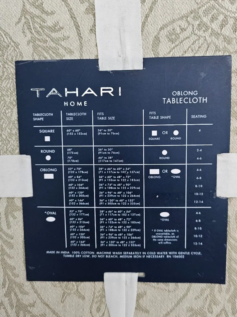 Tahari home oblong
